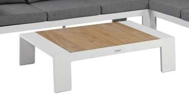 Preview: EXOTAN® Gartenlounge-Set Valerie Rechts Weiss / Nanotex